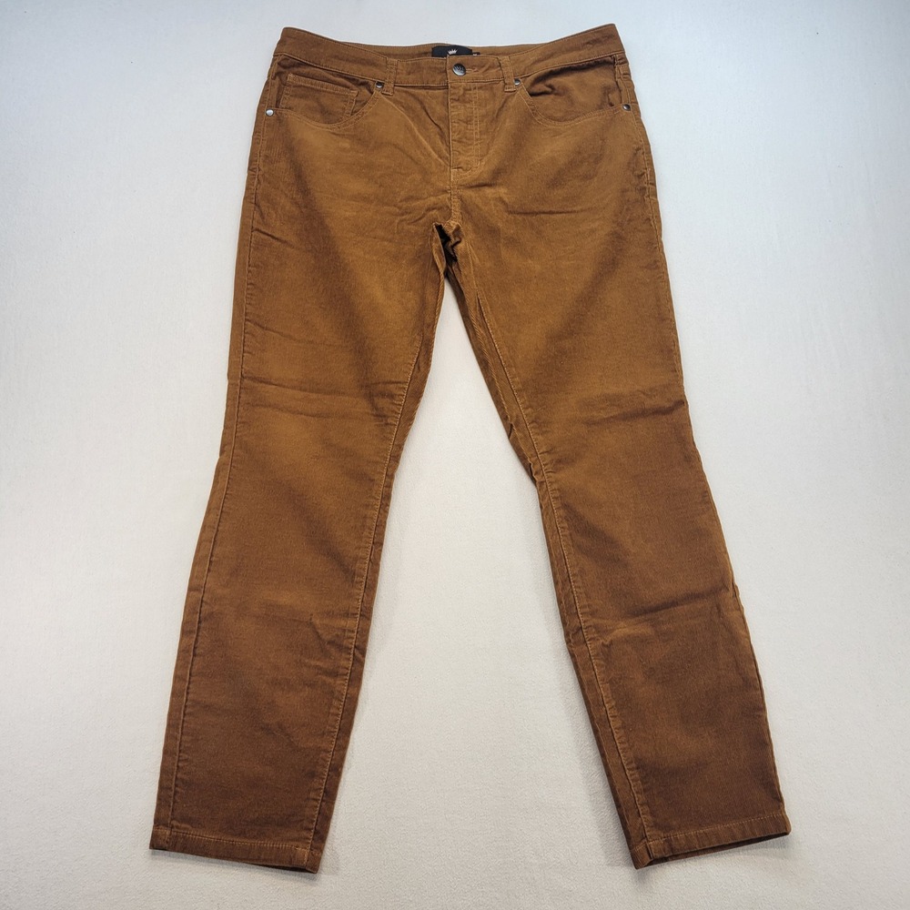 Under 510 Corduroy Pants Mens 34x28 Brown Straight Stretch Casual 5-Pocket